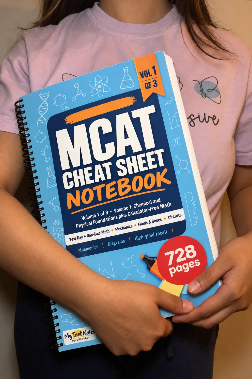 MCAT Cheat Sheet Notebook